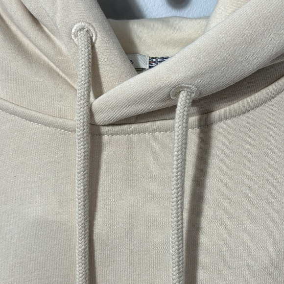 NWT Men’s Scotch & Soda Cream Hoodie with Embroidered Sleeves in Size L - Picture 7 of 16